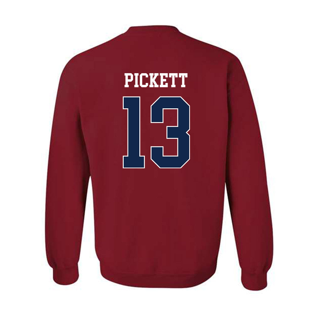 Fresno State - NCAA Baseball : Mikey Pickett - Classic Shersey Crewneck Sweatshirt-1