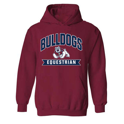 Fresno State - NCAA Equestrian : Maya Douglas - Classic Shersey Hooded Sweatshirt-0