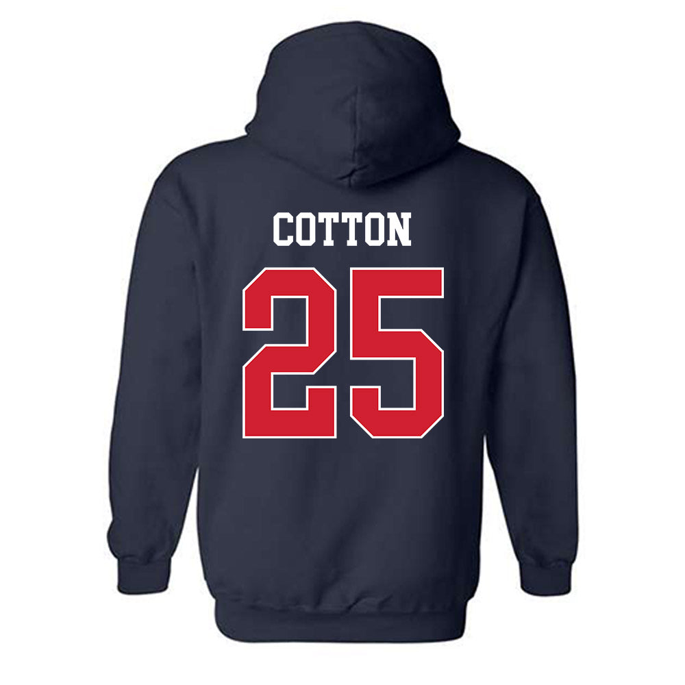 Fresno State - NCAA Football : Keynan Cotton - Classic Shersey Hooded Sweatshirt-1
