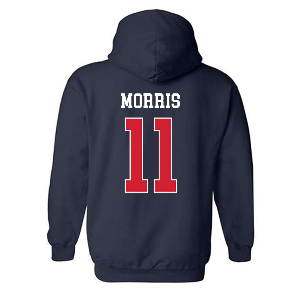 Fresno State - NCAA Women's Soccer : Katie Morris - Classic Shersey Hooded Sweatshirt-1