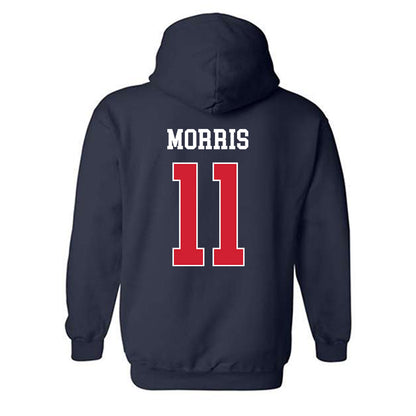 Fresno State - NCAA Women's Soccer : Katie Morris - Classic Shersey Hooded Sweatshirt-1