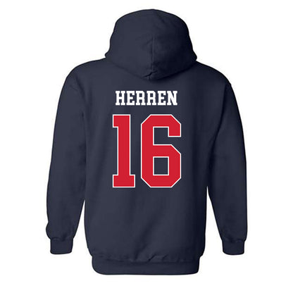 Fresno State - NCAA Women's Soccer : Abigail Herren - Classic Shersey Hooded Sweatshirt-1