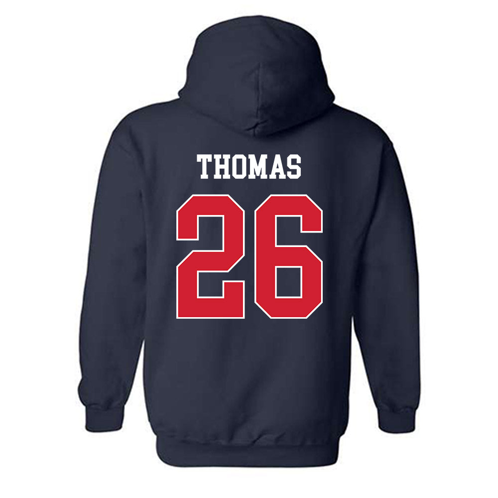 Fresno State - NCAA Football : Tim Thomas - Classic Shersey Hooded Sweatshirt-1