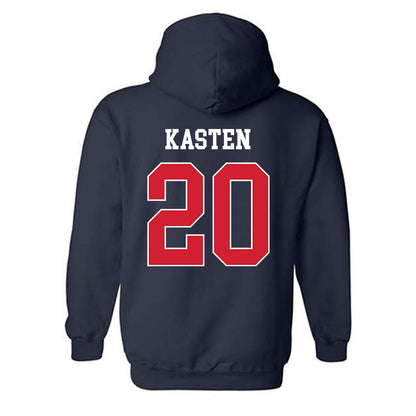 Fresno State - NCAA Baseball : John Kasten - Classic Shersey Hooded Sweatshirt-1
