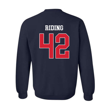 Fresno State - NCAA Baseball : Jake Riding - Classic Shersey Crewneck Sweatshirt-1