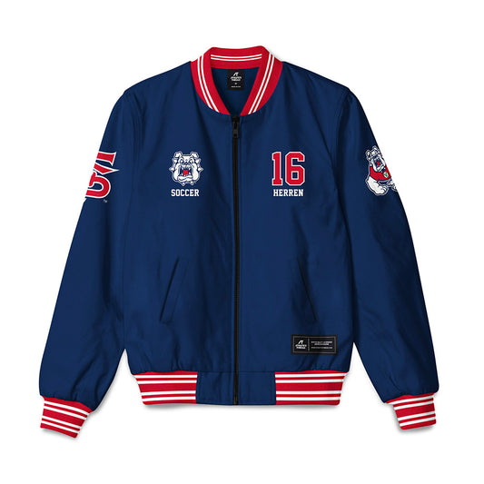 Fresno State - NCAA Women's Soccer : Abigail Herren - Bomber Jacket-0