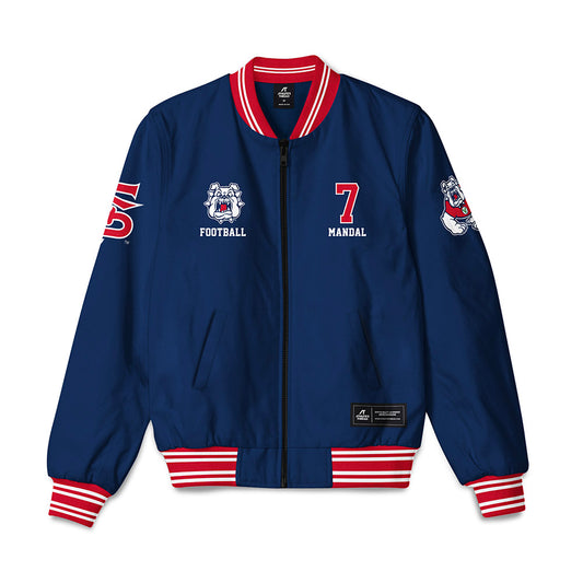 Fresno State - NCAA Football : Jayden Mandal - Bomber Jacket-0