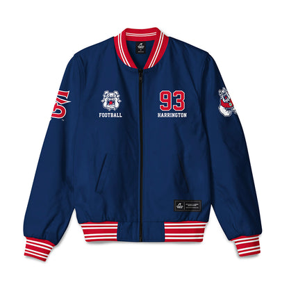 Fresno State - NCAA Football : Bryson Harrington - Bomber Jacket-0