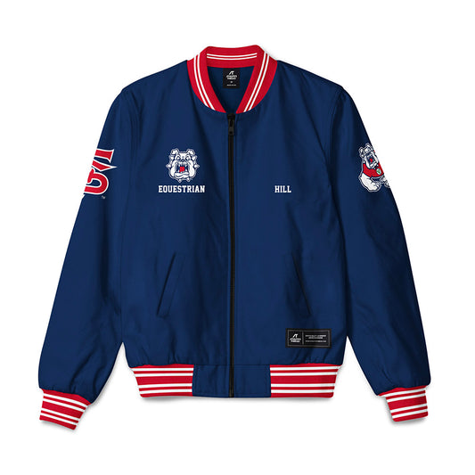 Fresno State - NCAA Equestrian : Brogan Hill - Bomber Jacket-0