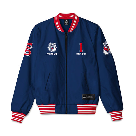 Fresno State - NCAA Football : Jahlil McClain - Bomber Jacket-0