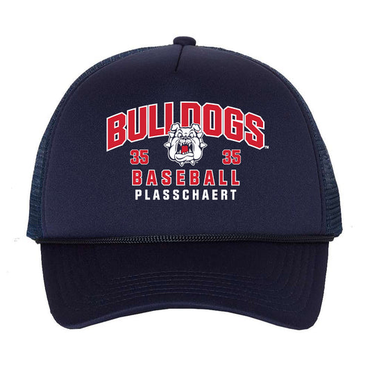Fresno State - NCAA Baseball : Zach Plasschaert - Trucker Hat-0