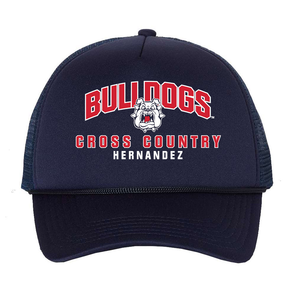 Fresno State - NCAA Women's Cross Country : Zowie Hernandez - Trucker Hat-0