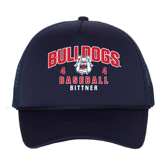 Fresno State - NCAA Baseball : Kyler Bittner - Trucker Hat-0