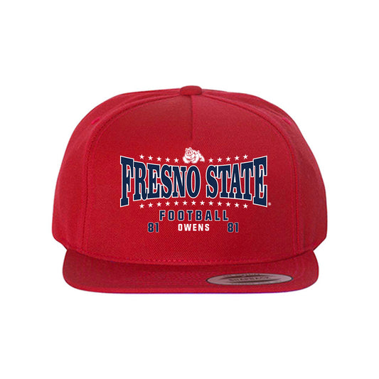 Fresno State - NCAA Football : Xavier Owens - Snapback Hat-0