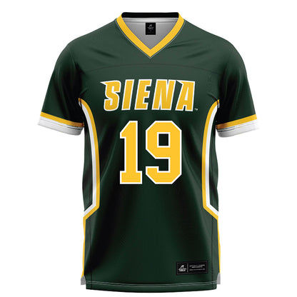 Siena - NCAA Women's Lacrosse : Mary Koster - Green Lacrosse Jersey
