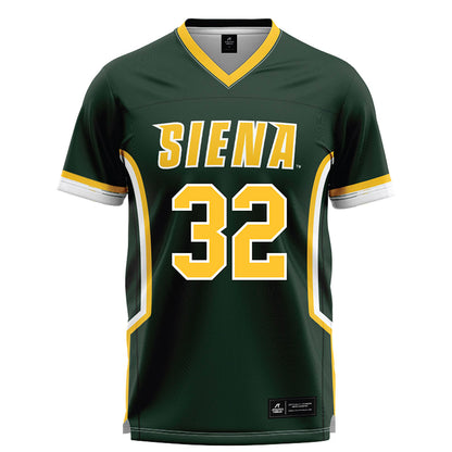 Siena - NCAA Women's Lacrosse : Sara Curley - Green Lacrosse Jersey-0