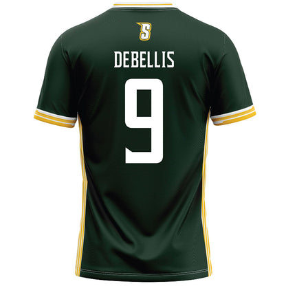 Siena - NCAA Men's Lacrosse : Vito DeBellis - Green Lacrosse Jersey -1