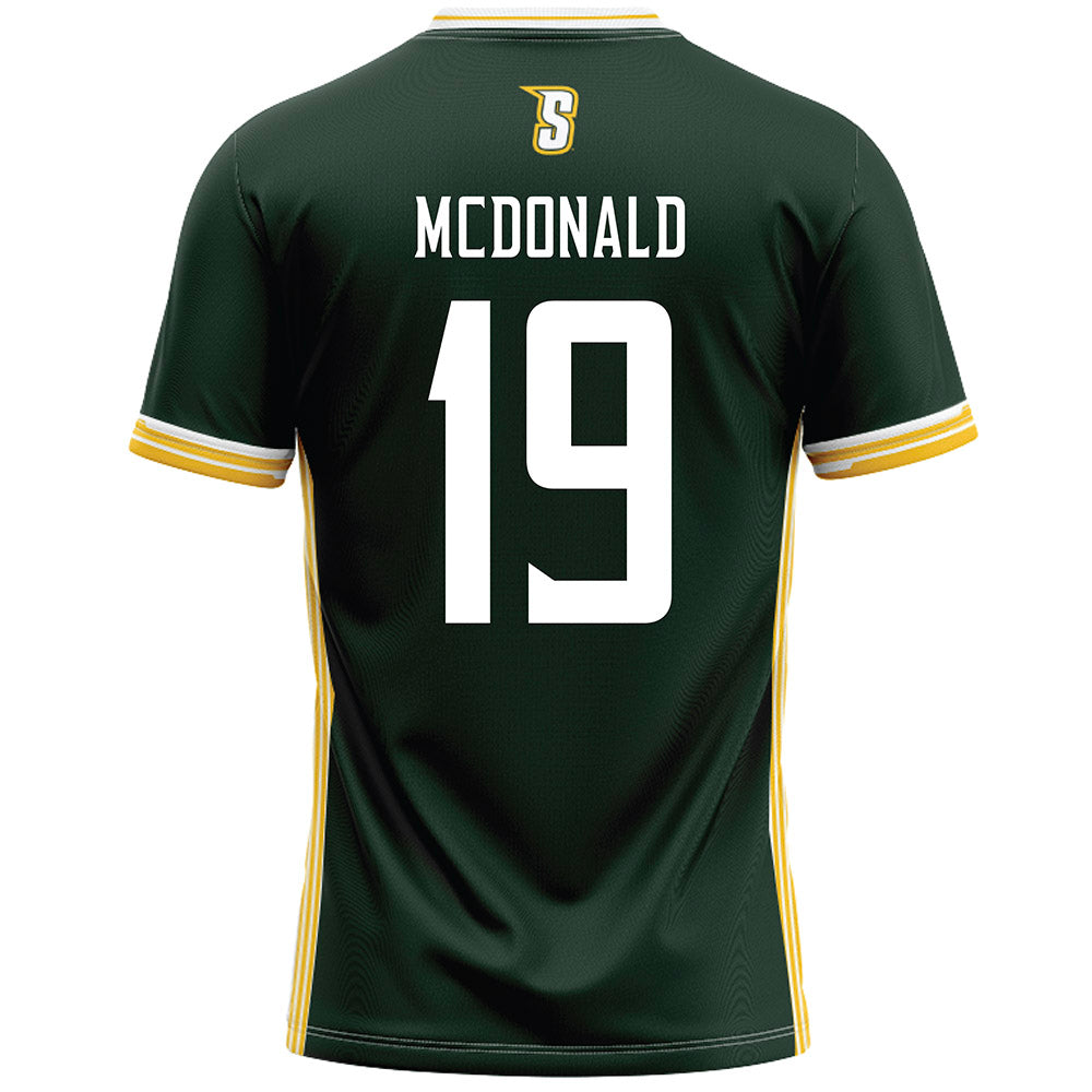 Siena - NCAA Men's Lacrosse : Timmy Mcdonald - Green Lacrosse Jersey -1