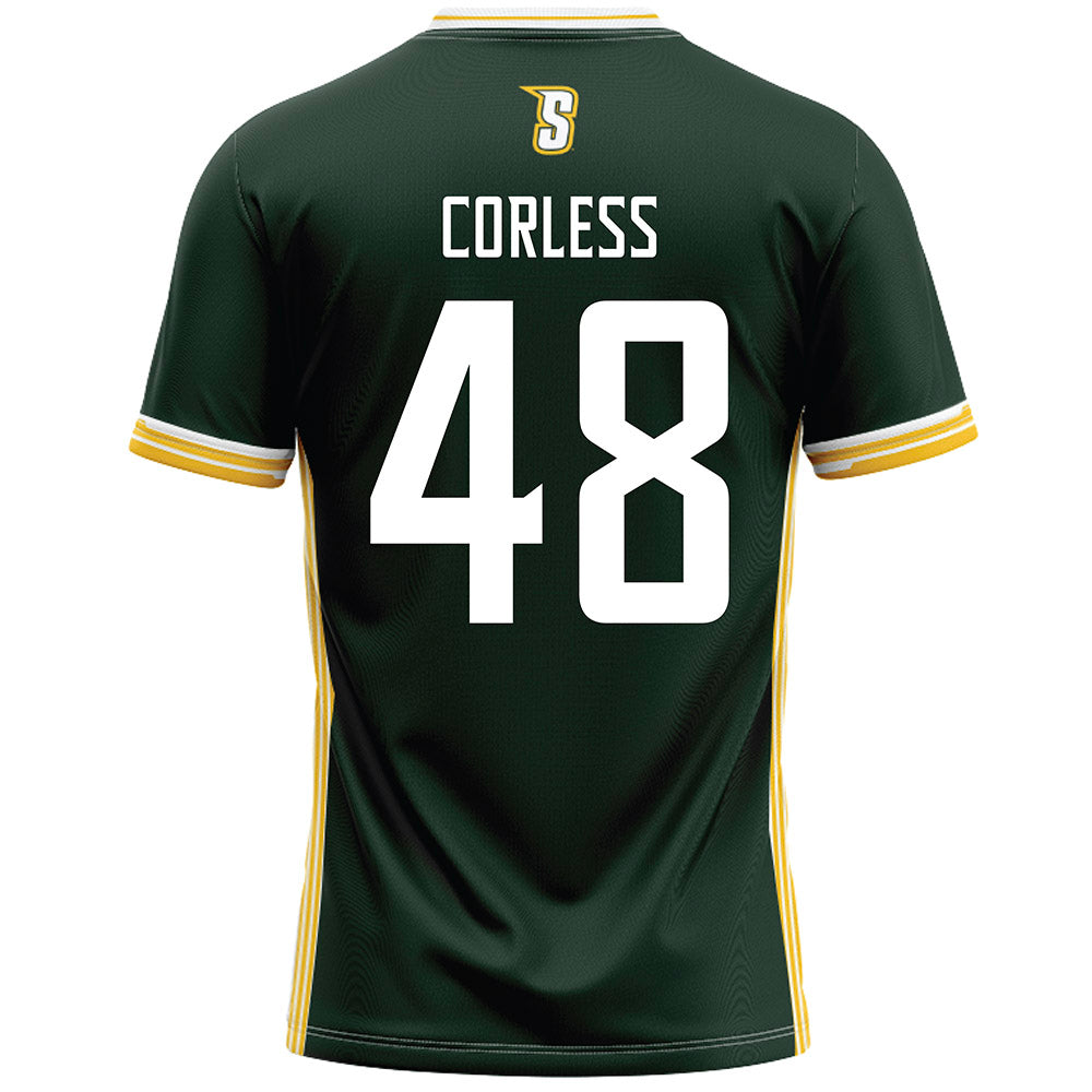 Siena - NCAA Men's Lacrosse : Brody Corless - Green Lacrosse Jersey -1