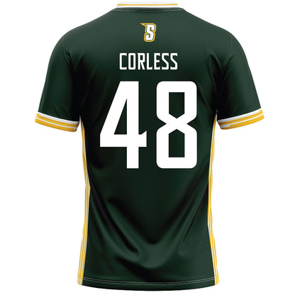 Siena - NCAA Men's Lacrosse : Brody Corless - Green Lacrosse Jersey -1