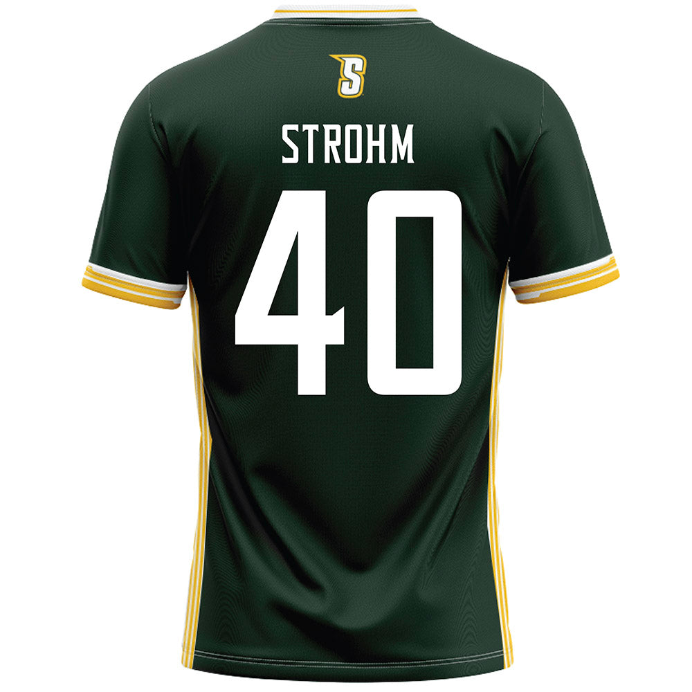 Siena - NCAA Men's Lacrosse : Tyler Strohm - Green Lacrosse Jersey -1