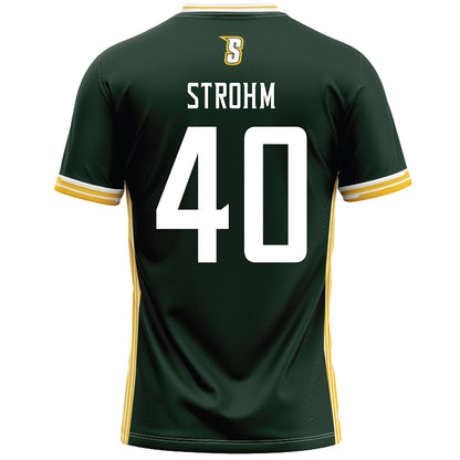 Siena - NCAA Men's Lacrosse : Tyler Strohm - Green Lacrosse Jersey -1