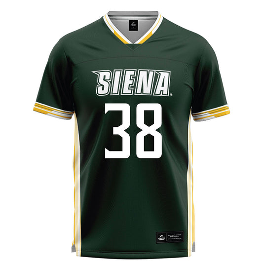Siena - NCAA Men's Lacrosse : Jacob Quintos - Green Lacrosse Jersey-0