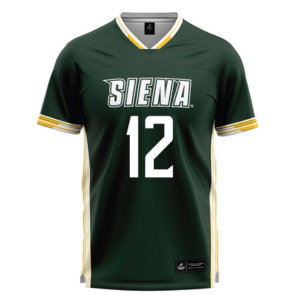 Siena - NCAA Men's Lacrosse : Ike Stitle - Green Lacrosse Jersey-0