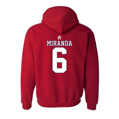 South Alabama - NCAA Baseball : Talan Miranda - Sports Shersey Hooded Sweatshirt-1