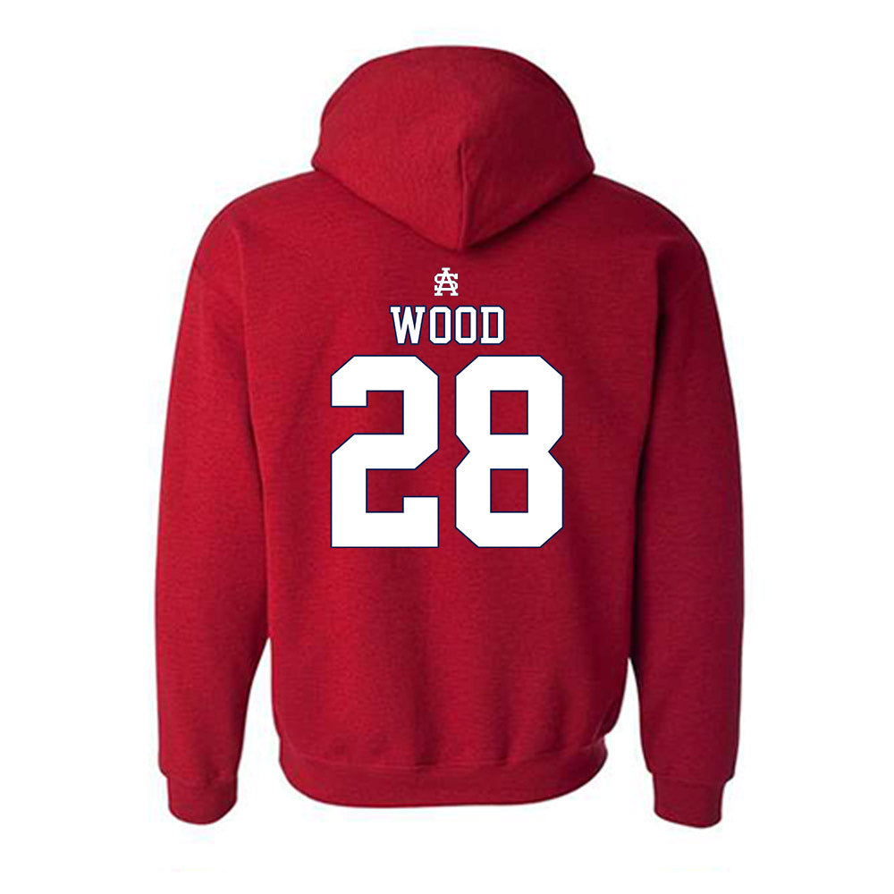 South Alabama - NCAA Baseball : Nathan Wood - Sports Shersey Hooded Sweatshirt-1