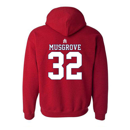 South Alabama - NCAA Baseball : Fuller Musgrove - Sports Shersey Hooded Sweatshirt-1