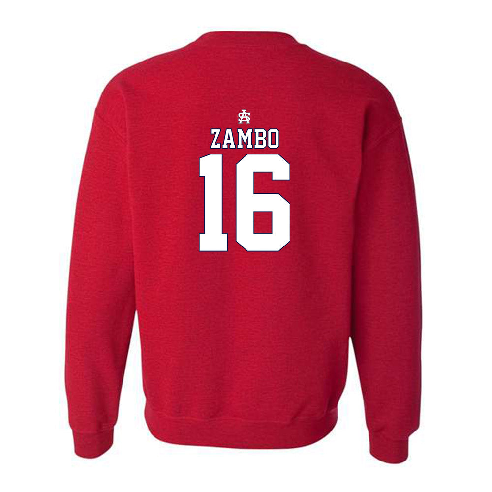South Alabama - NCAA Baseball : Mason Zambo - Sports Shersey Crewneck Sweatshirt-1