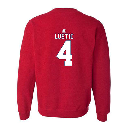 South Alabama - NCAA Baseball : Brock Lustic - Sports Shersey Crewneck Sweatshirt-1