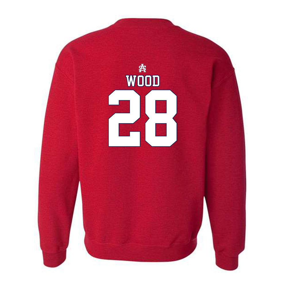South Alabama - NCAA Baseball : Nathan Wood - Sports Shersey Crewneck Sweatshirt-1