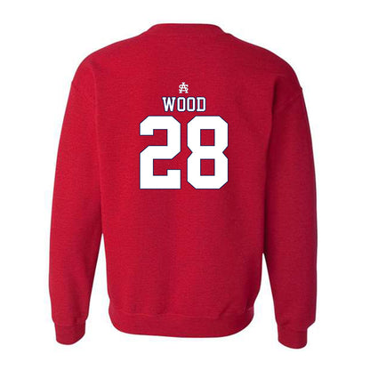 South Alabama - NCAA Baseball : Nathan Wood - Sports Shersey Crewneck Sweatshirt-1