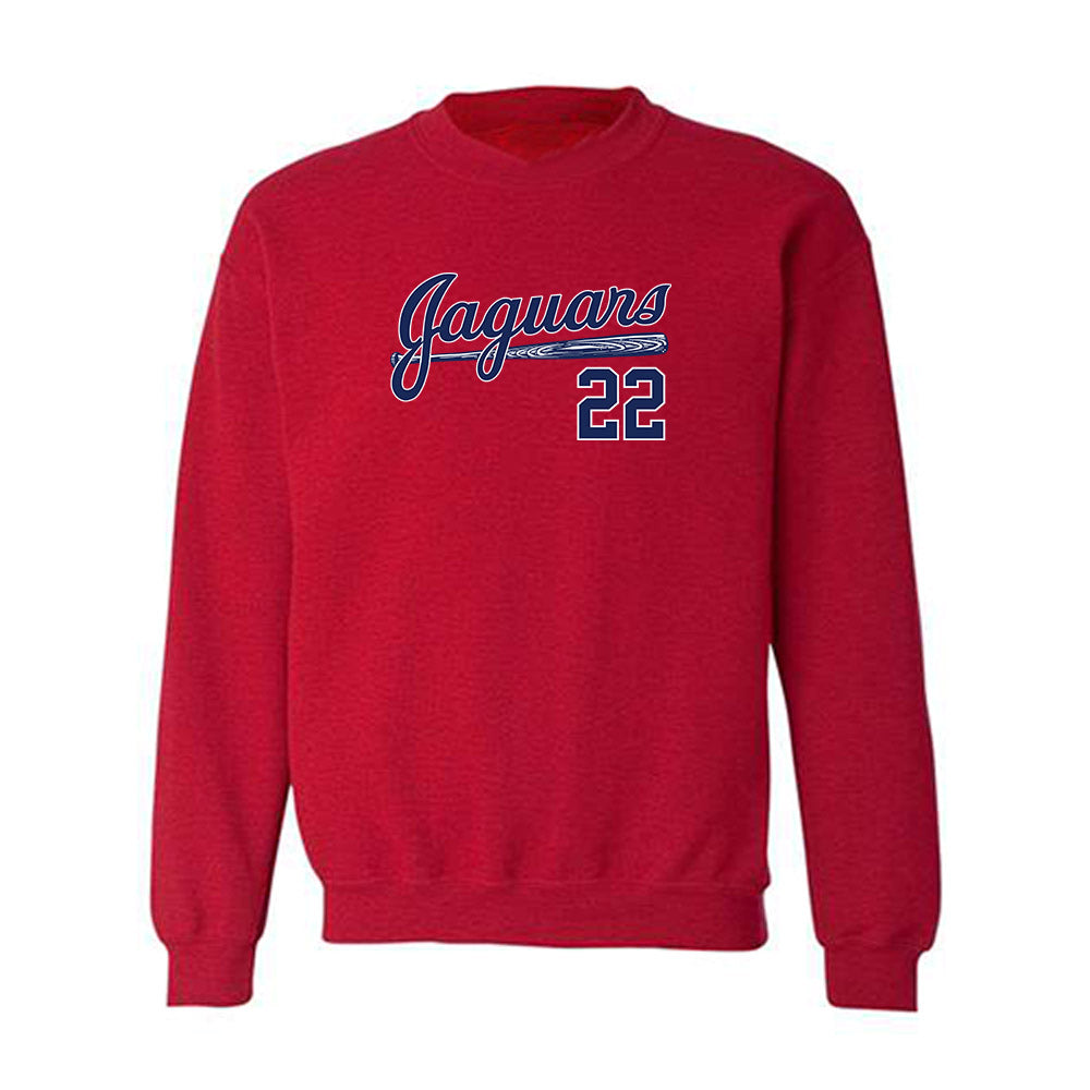 South Alabama - NCAA Baseball : Ryder Chambers - Sports Shersey Crewneck Sweatshirt-0