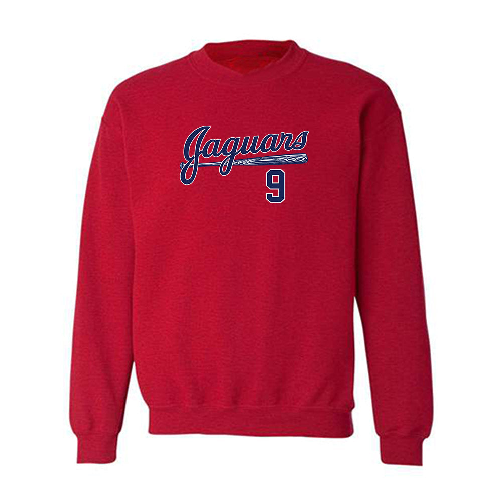 South Alabama - NCAA Baseball : Robert Miranda - Sports Shersey Crewneck Sweatshirt-0