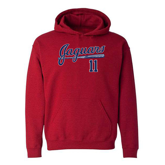South Alabama - NCAA Baseball : Bryant Quimby - Sports Shersey Hooded Sweatshirt-0