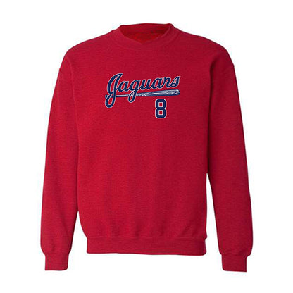 South Alabama - NCAA Baseball : Micah Morgan - Sports Shersey Crewneck Sweatshirt-0