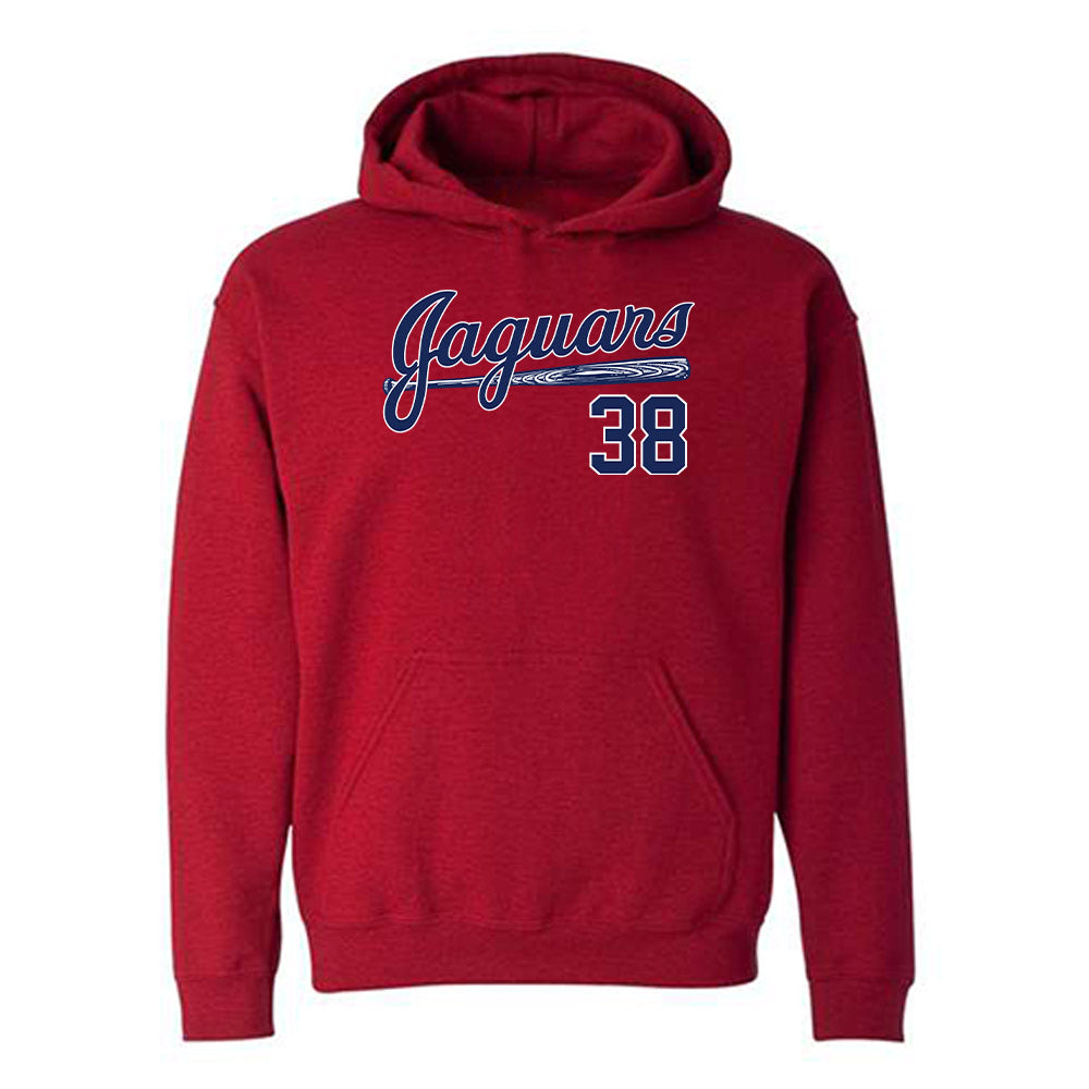 South Alabama - NCAA Baseball : Sam Boardwine - Sports Shersey Hooded Sweatshirt-0