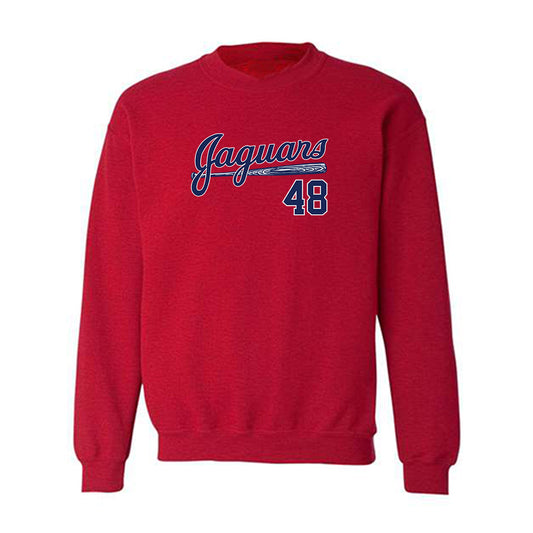 South Alabama - NCAA Baseball : Chase Davis - Sports Shersey Crewneck Sweatshirt-0