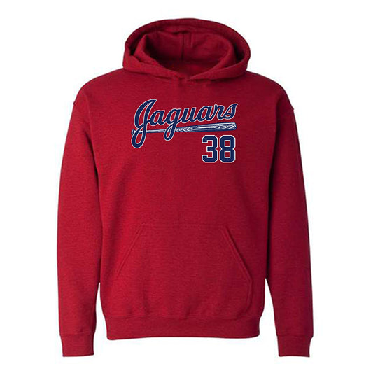 South Alabama - NCAA Baseball : Lucas Rodenberg - Sports Shersey Hooded Sweatshirt-0