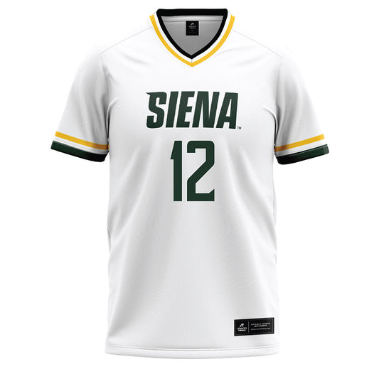 Siena - NCAA Softball : Hailey Francois - White Baseball Jersey
