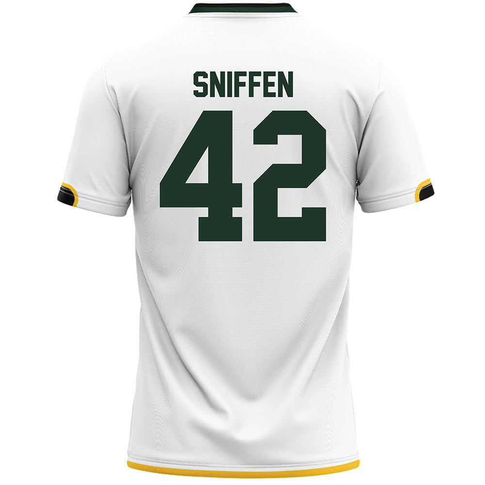 Siena - NCAA Men's Lacrosse : William Sniffen - White Lacrosse Jersey-1