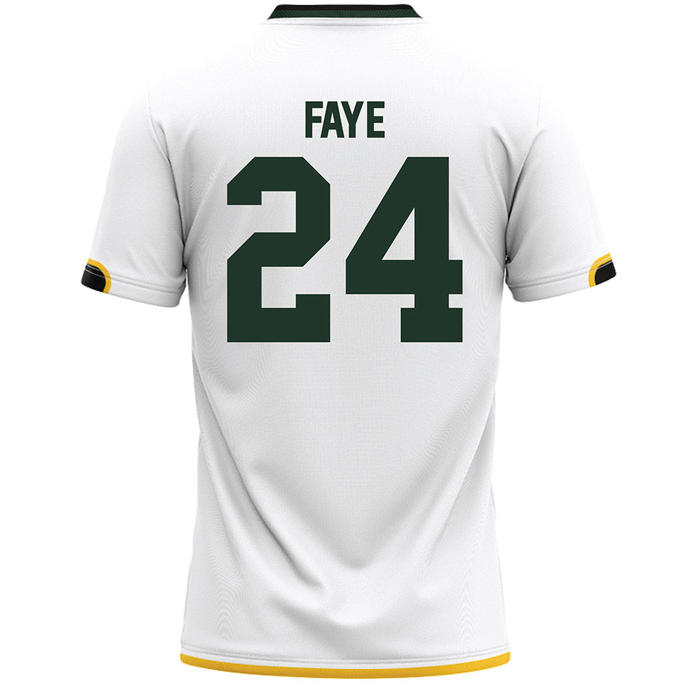 Siena - NCAA Men's Lacrosse : Fallou Faye - White Lacrosse Jersey-1