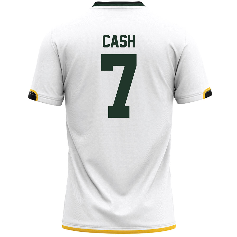 Siena - NCAA Men's Lacrosse : Logan Cash - White Lacrosse Jersey-1