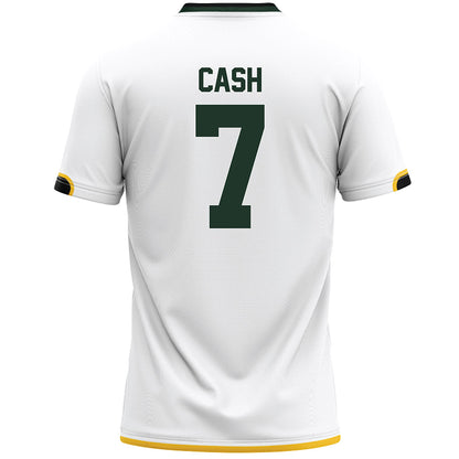 Siena - NCAA Men's Lacrosse : Logan Cash - White Lacrosse Jersey-1