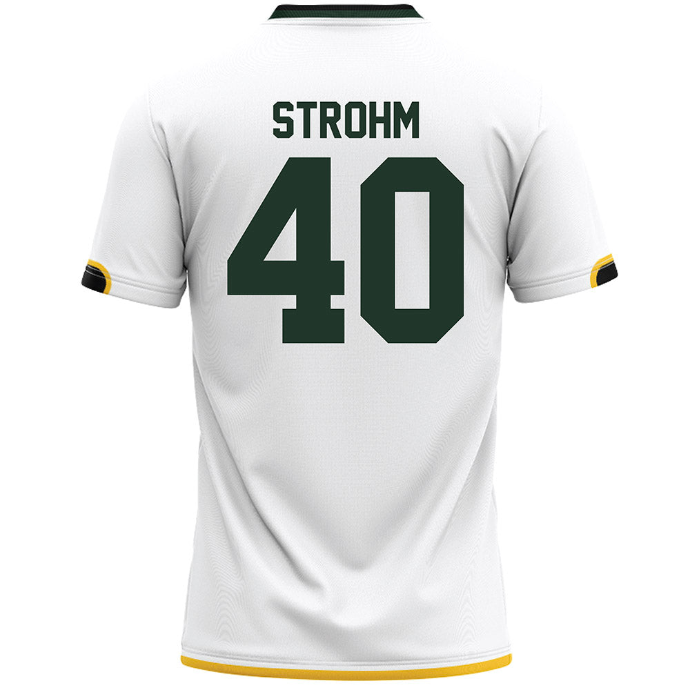 Siena - NCAA Men's Lacrosse : Tyler Strohm - White Lacrosse Jersey-1