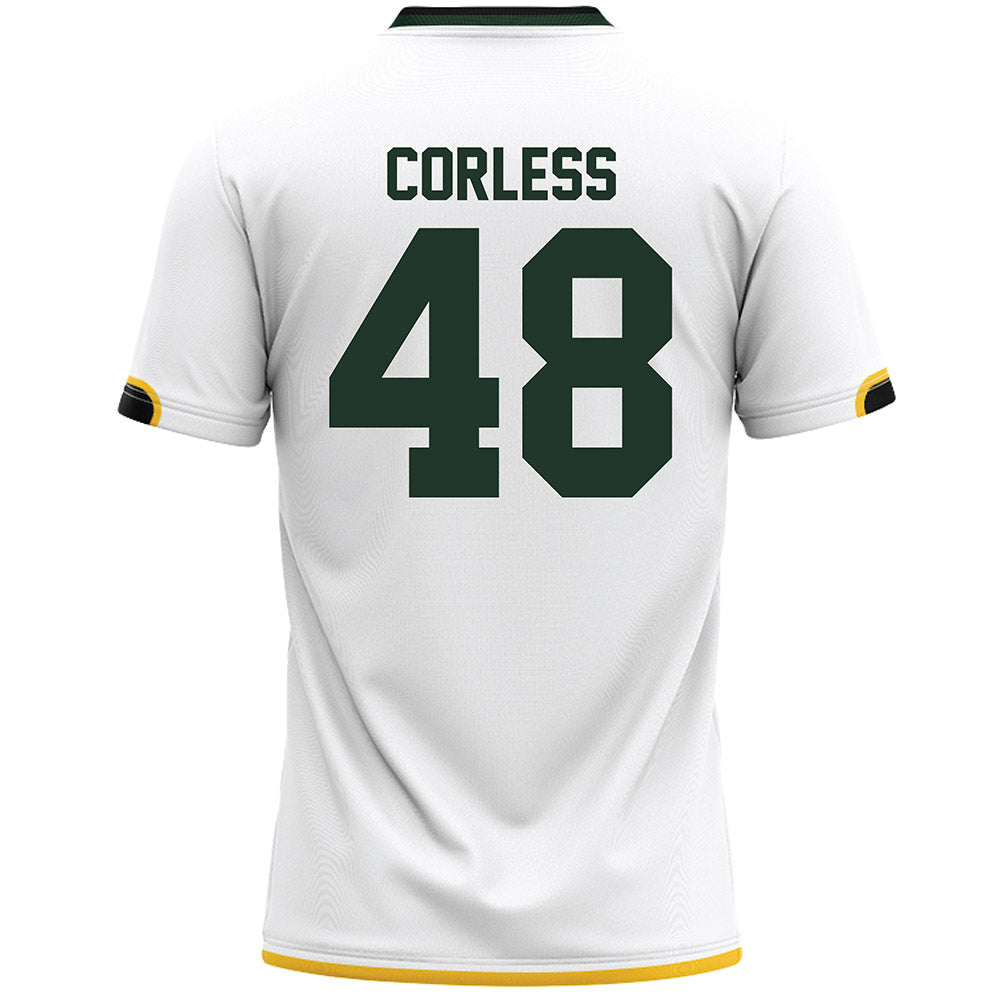 Siena - NCAA Men's Lacrosse : Brody Corless - White Lacrosse Jersey-1