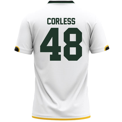 Siena - NCAA Men's Lacrosse : Brody Corless - White Lacrosse Jersey-1